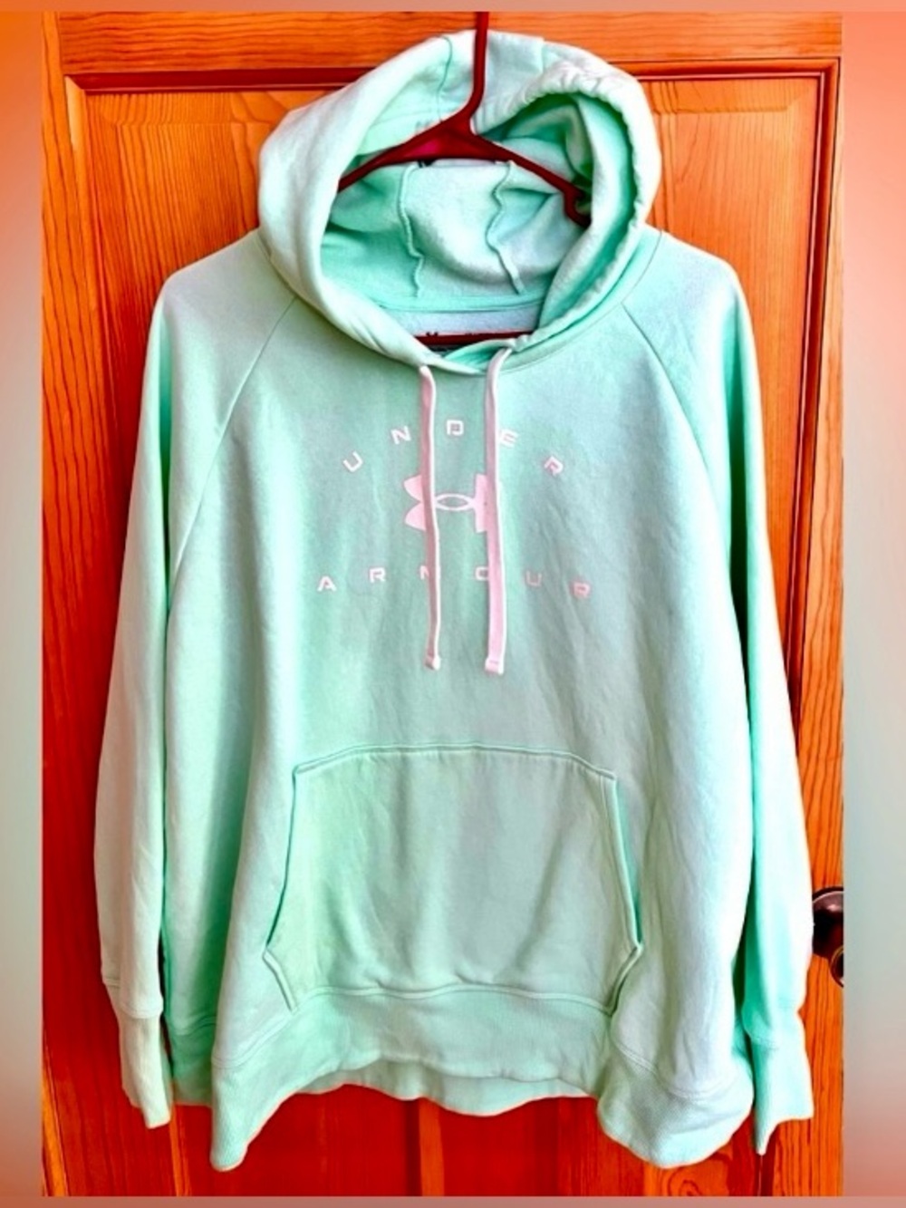 Under Armour Mint Green Pullover Hoodie